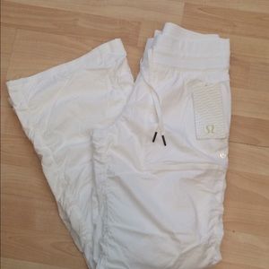 NWT Lululemon Dance Studio Pant White 8