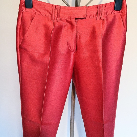 🌡SALE🌡Warehouse LUXE satin crop dress pants - Picture 2 of 4