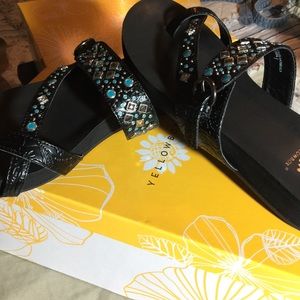 Yellow Box Toe Ring Comfort Sandal