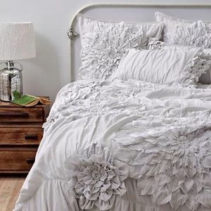 New Anthropologie Georgina Duvet Bedding Set Queen