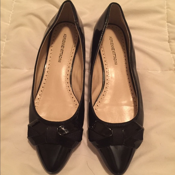 Black bow Flats