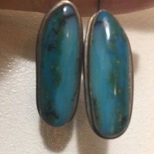Turquoise earrings hand made in Italy
