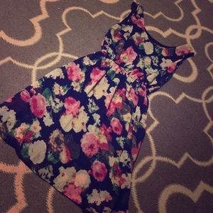 Floral print summer dress