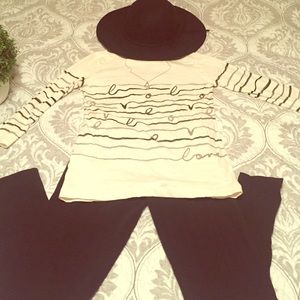 3/4 sleeve L❤️ve shirt