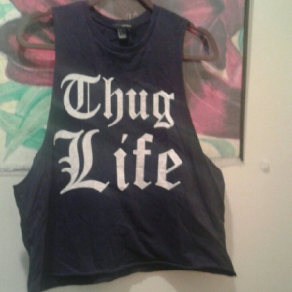 THUG LIFE muscle T-shirt