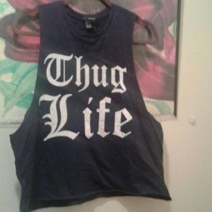 THUG LIFE muscle T-shirt