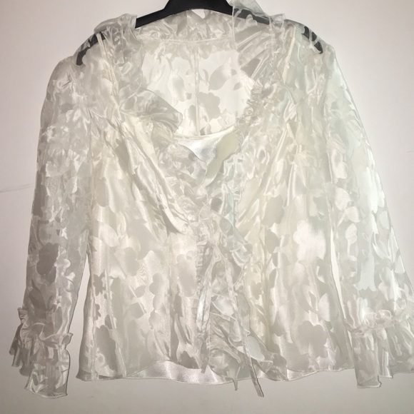 Cachet 2 Piece Sheer Top