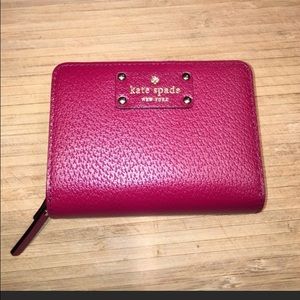 Red Kate Spade Wallet: NEW-NEVER BEEN USED!