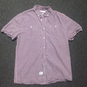 Fivefour men's short sleeve American button up XL