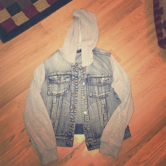 Hooded Jean jacket