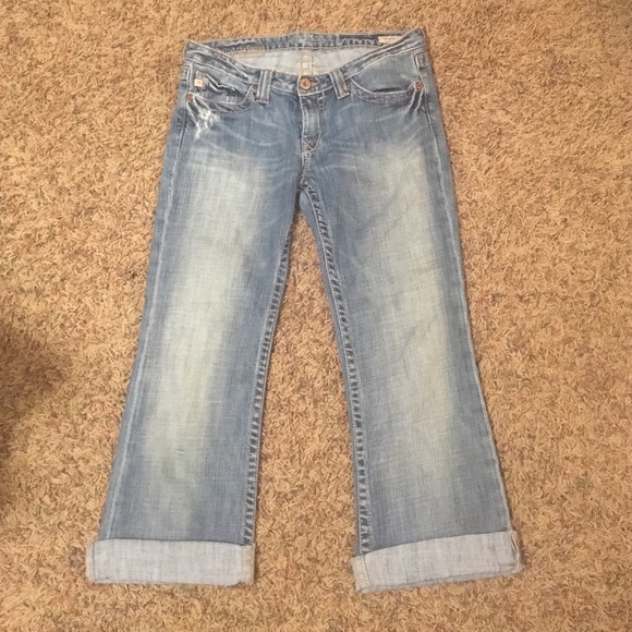 29 Big Star jeans made into capris