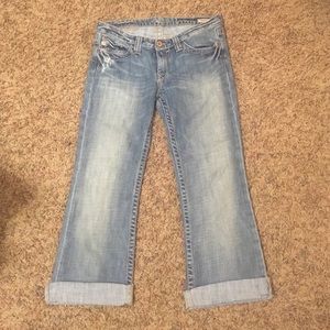 29 Big Star jeans made into capris