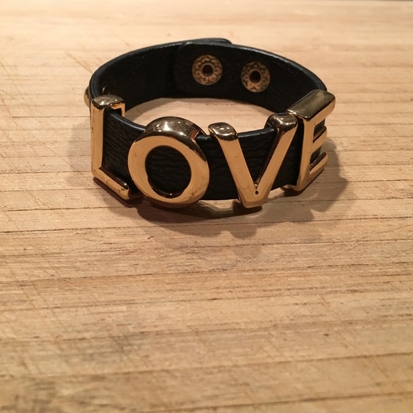 LOVE Leather Bracelet