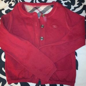 Girls Burberry Cardigan