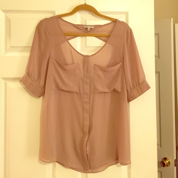 Nude Sheer Blouse