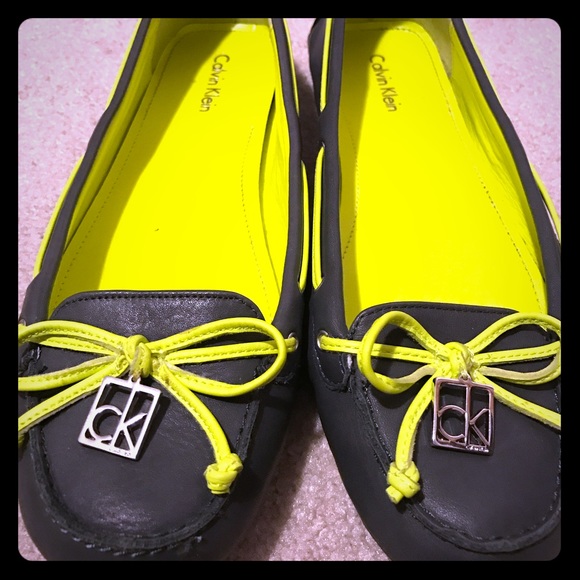 Calvin Klein Slip On Loafer/Flat. Lightly wear.