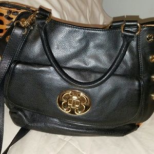 Emma Fox calf leather and Leopard calf hair sides.