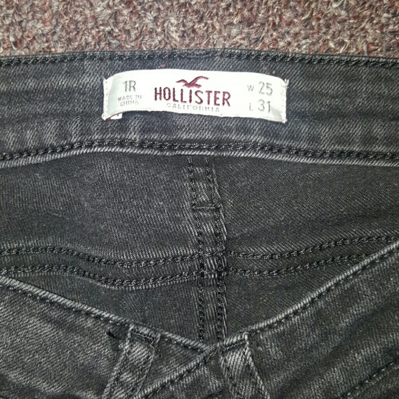 Holliester black skinny jeans size 1