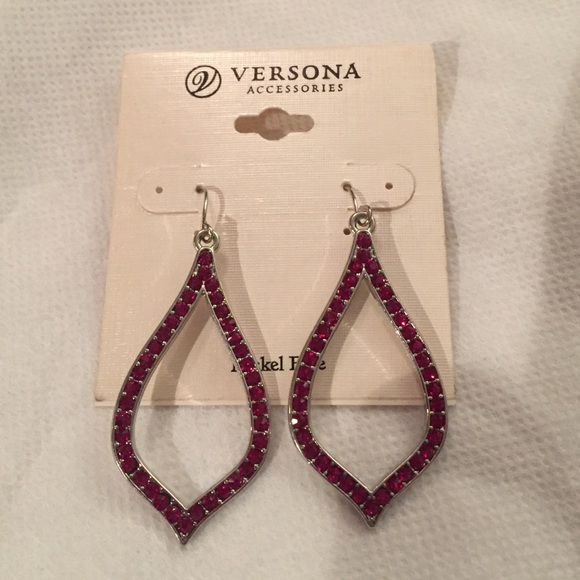 Red Crystal Earrings!