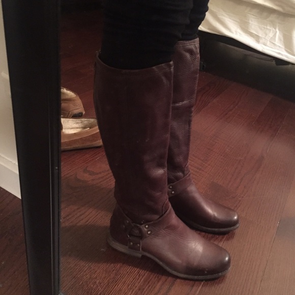 Frye Knee High Brown Boots size 8