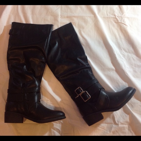 Pink & Pepper black boots size 7 - Picture 3 of 3