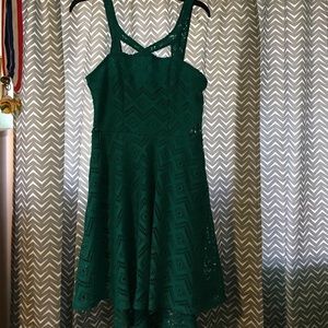 Teal tank dress