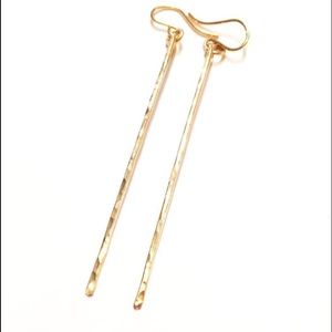 14k Gold Fill Bar Earrings