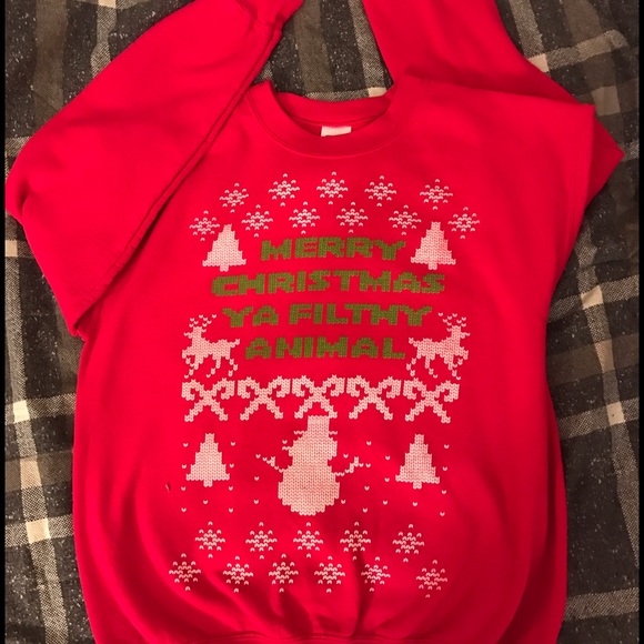 Merry Christmas ya filthy animal Christmas sweater