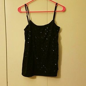 Ann Taylor loft sequined camisole