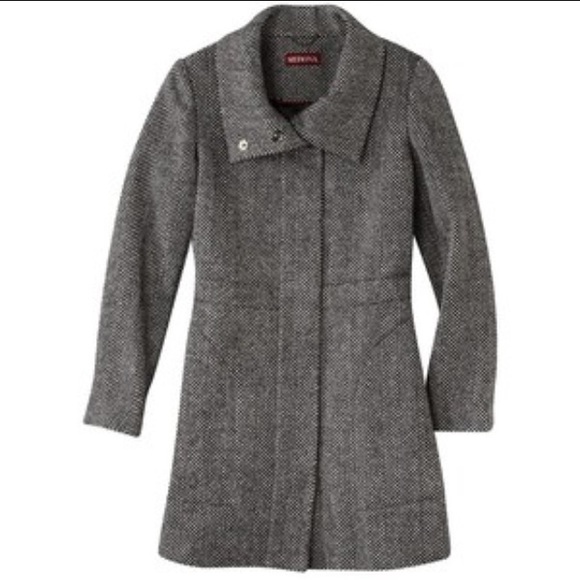 Merona Jackets & Blazers - Merona Herringbone Long Peacoat