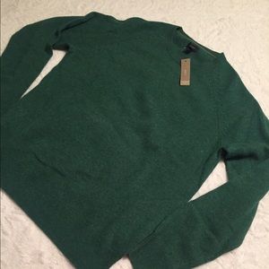 J Crew crewneck green sweater