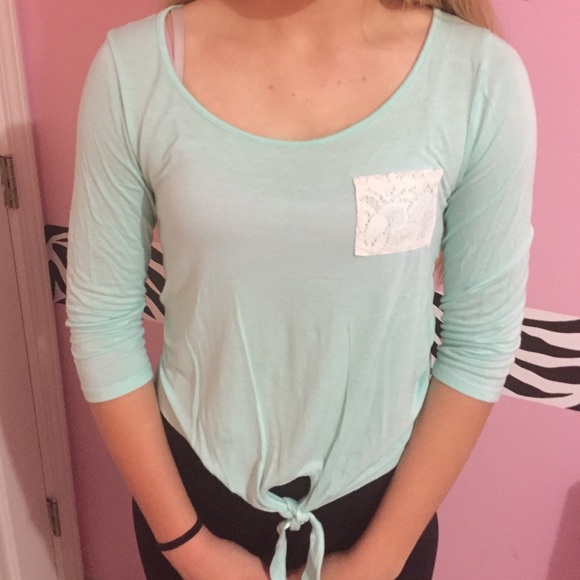 Lacy crop top