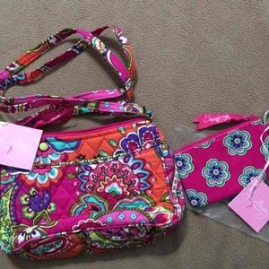 NWT- Vera Bradley Pink Swirls Set
