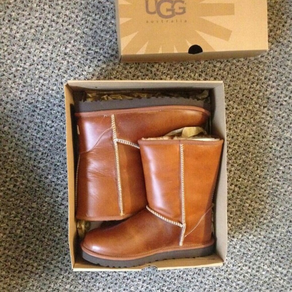 BEAUTIFUL CHESTNUT LEATHER UGGS #UGGS #LEATHERUGGS