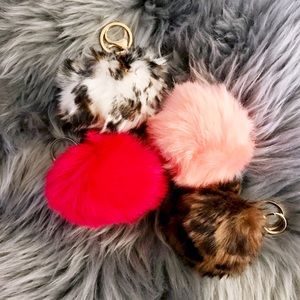 Brown Leopard Furry Keychain! (One color)