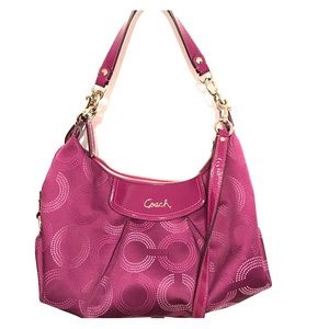 Coach OP Art Satchel/Crossbody