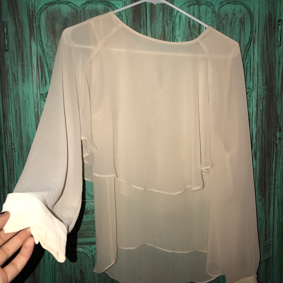 Peach blouse