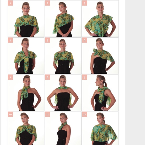 NWT multi wear scarf/poncho - Picture 2 of 4