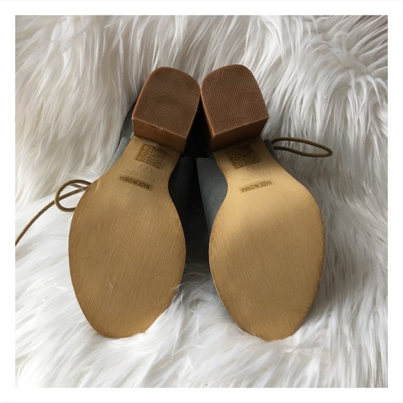 Camilla Lace up Peep Toe Booties - Picture 3 of 7