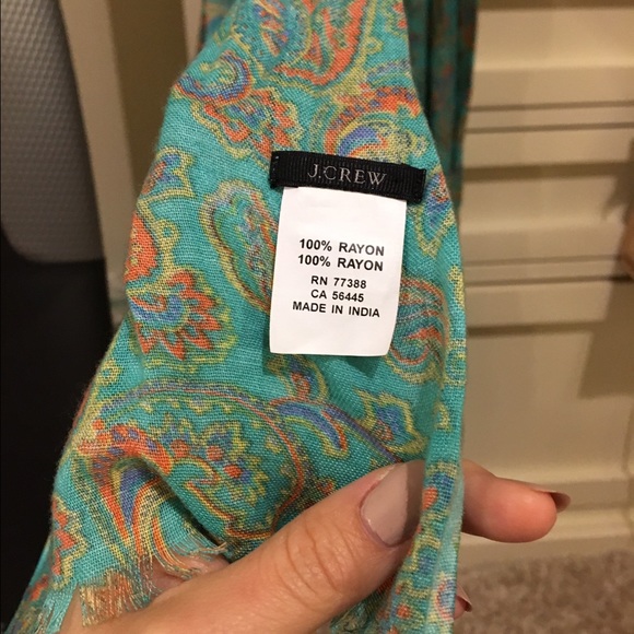 Jcrew paisley print scarf - Picture 2 of 3
