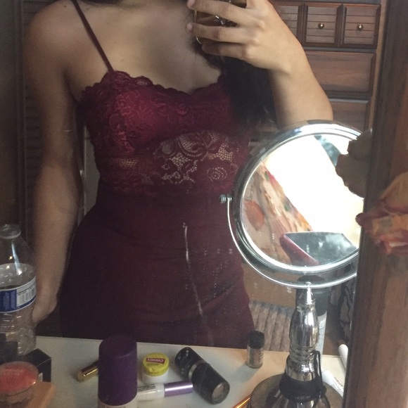 Red Lace Dress