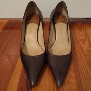 Brown leather Cole Haan Nike Air pumps