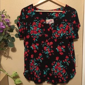 Vintage floral button-up