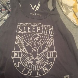Sleeping with sirens tank top