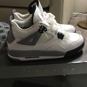 FLASH SALE Air Jordan IV Cement sz 5Y/6.5WMNS