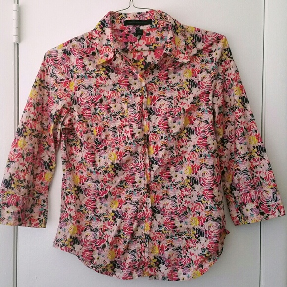 DONATED!! Express Floral Button Down Top