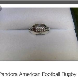 Pandora Football Charm