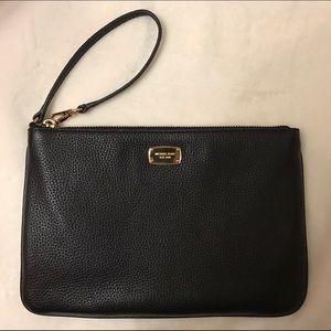 Michael Kors Black Large Wristlet