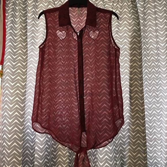 Aztec Sheer Tank Top - Picture 3 of 4