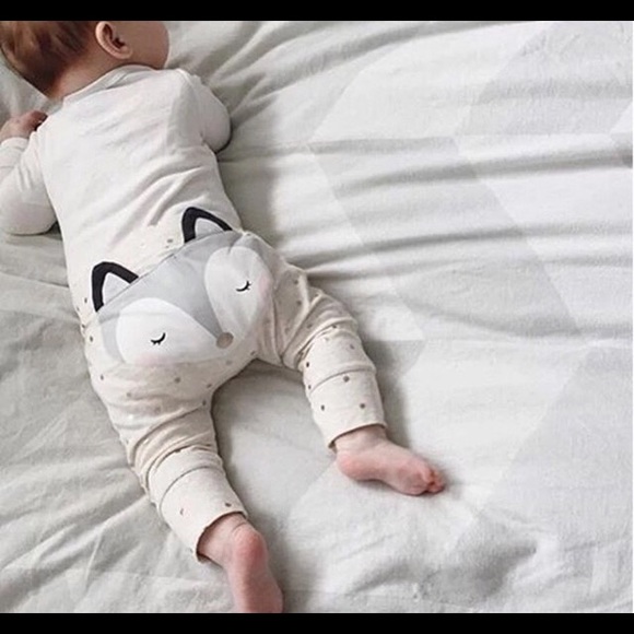 Gender Neutral Fox Pants, Baby Fox Pants
